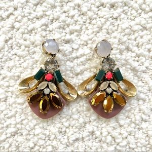 J.Crew Statement Jewel Earrings